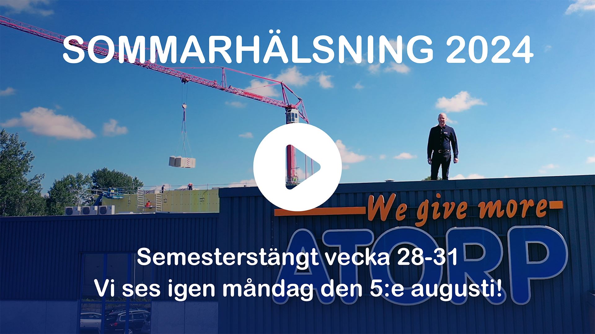 ATORP Sommarhälsning 2024 Omslagsbild Playknapp 1080Px V2